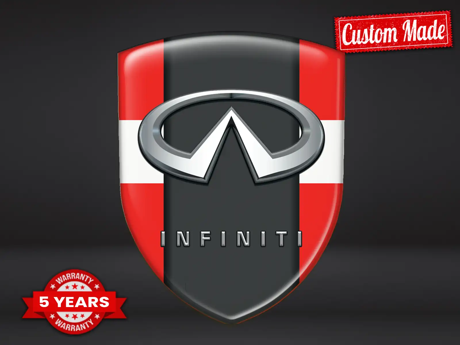 Infiniti Badges Bombés Durable Max Stylé Pro Performance